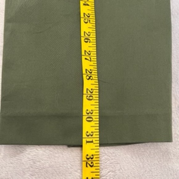 Larry Levine Stretch Crop Pants 12 Color NOA Olive Oil (NWT) - Picture 3 of 15
